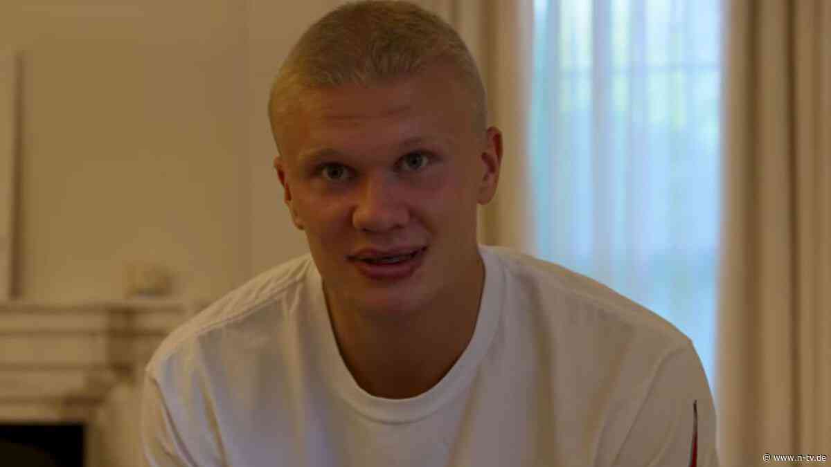 "Oh Gott!": Erling Haaland rasiert sich Mähne ab
