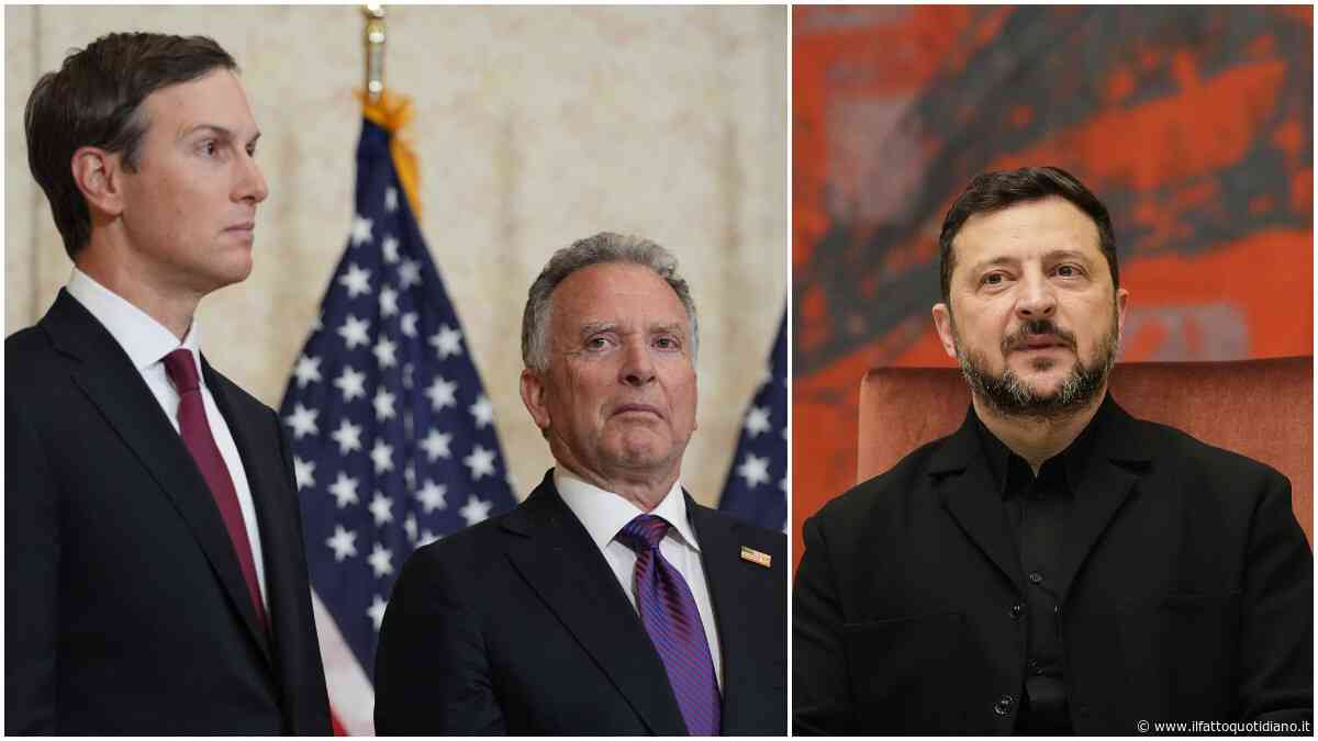 Tregua, ritiro delle truppe e zona franca: Zelensky annuncia il piano di pace studiato con Kushner e Witkoff. “C’è tempo fino alle elezioni Usa”