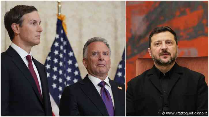 Tregua, ritiro delle truppe e zona franca: Zelensky annuncia il piano di pace studiato con Kushner e Witkoff. “C’è tempo fino alle elezioni Usa”