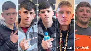 Five teens who died in A66 police chase crash which killed two officers named