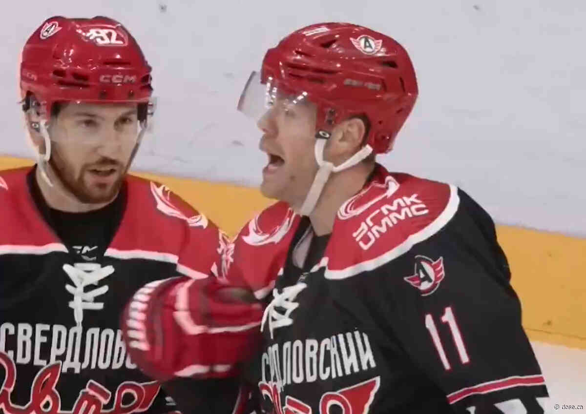 Viral KHL Video: Daniel Sprong Taunts His Own Team After Scoring the Game-Winner