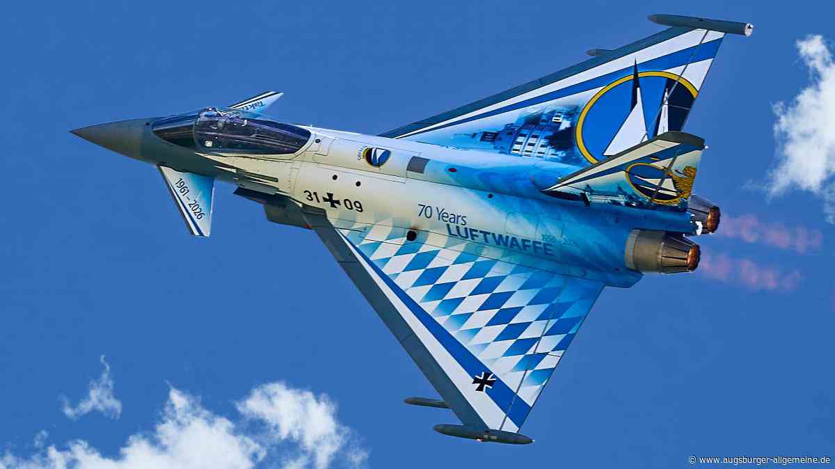 Darum kann es am Montag laut werden am Himmel: Eurofighter trainieren über dem Lechfeld