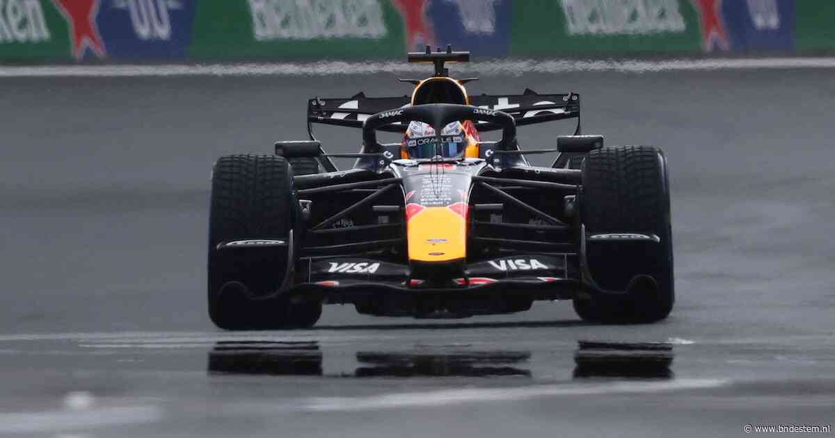 Circuit is opgedroogd na regenbui, Verstappen begint op softs vanaf zevende plaats
