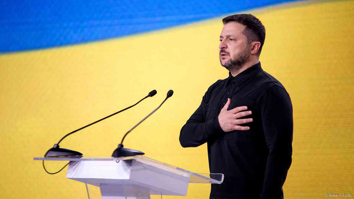 "Tsunami für das Land": Wahlen in der Ukraine? Selenskyj warnt vor Spaltung