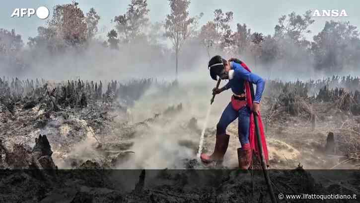 A 17 anni si traveste da Superman e aiuta a spegnere gli incendi: la storia dell’‘Eroe della foresta’ – Video