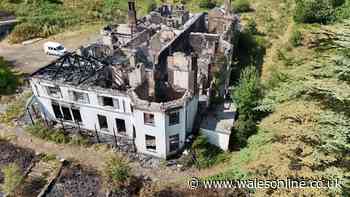 Police issue update over fire which gutted Neath Valley manor house
