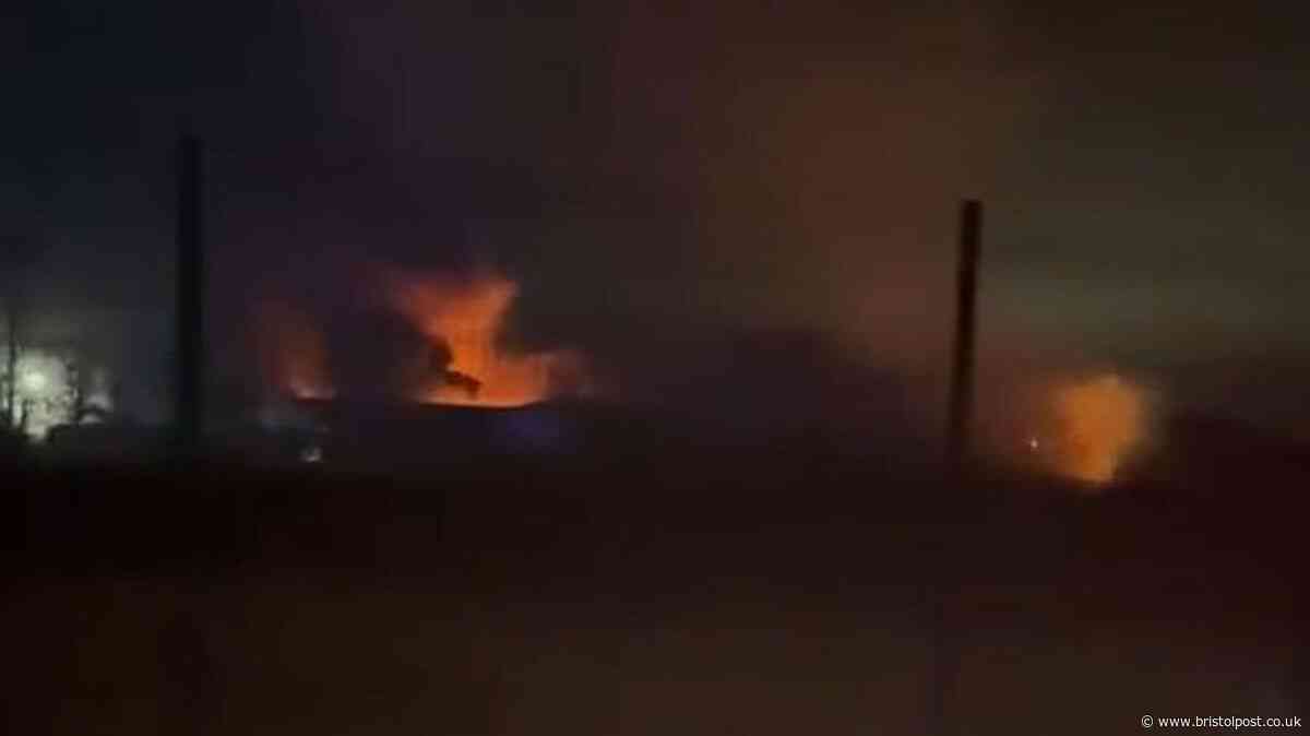 Teenager arrested after Weston-super-Mare industrial estate fire