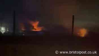 Teenager arrested after Weston-super-Mare industrial estate fire