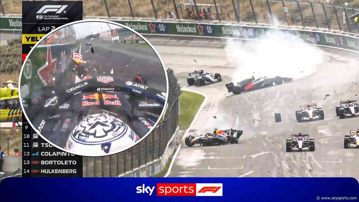 DRAMA as Verstappen crashes out of the Dutch Grand Prix early!