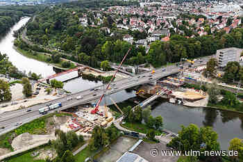 Adenauerbrücke: Sperrung des rechten Fahrstreifens in Fahrtrichtung Ulm - für zwei Wochen