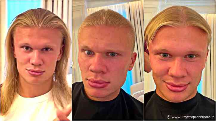 “Hai perso una scommessa?”: Haaland dice addio ai lunghi capelli biondi e si rasa a zero, Ibrahimovic non approva