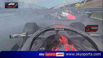 'It's reflex!' | Incredible pictures show Hulkenberg narrowly avoid team-mate!
