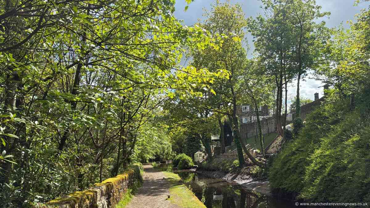 The beautiful Greater Manchester village with a scenic canal walk and beer garden perfect for a sunny day