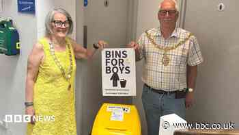 Sanitary bins introduced in male toilets