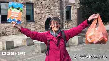 Rubbish Ruth completes country wide litter tour