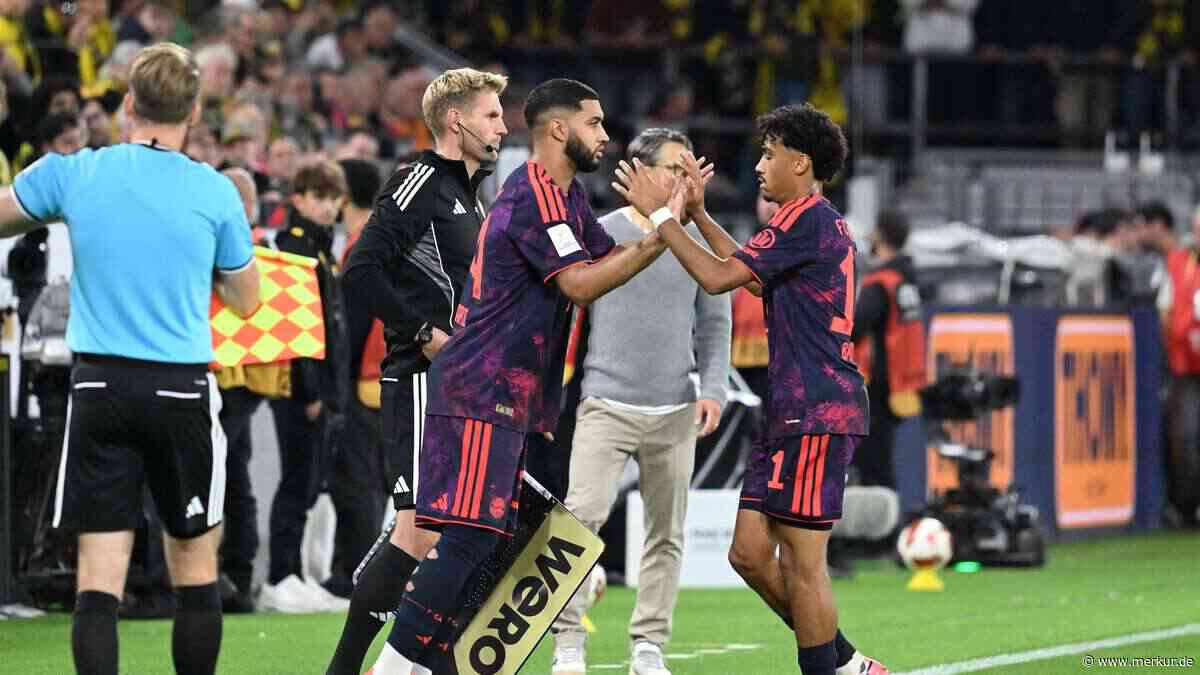Schweizer Käse? Kurioser Auftritt von Bayern-Neuzugang Saibari im Supercup in Dortmund