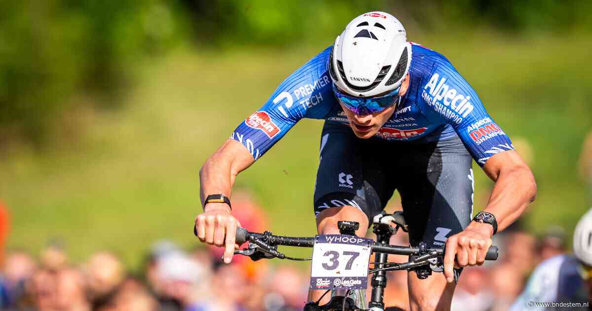 Mathieu van der Poel lijkt klaar voor WK mountainbike: alleskunner tweede in wereldbekerwedstrijd