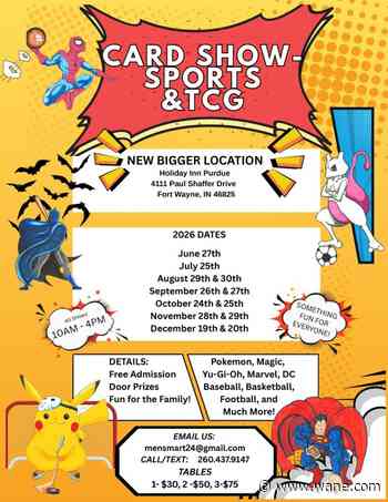 Card collectors to gather for family fun event