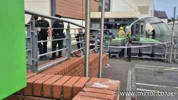 Man rushed to hospital after 'collision with car and pedestrian' at Asda