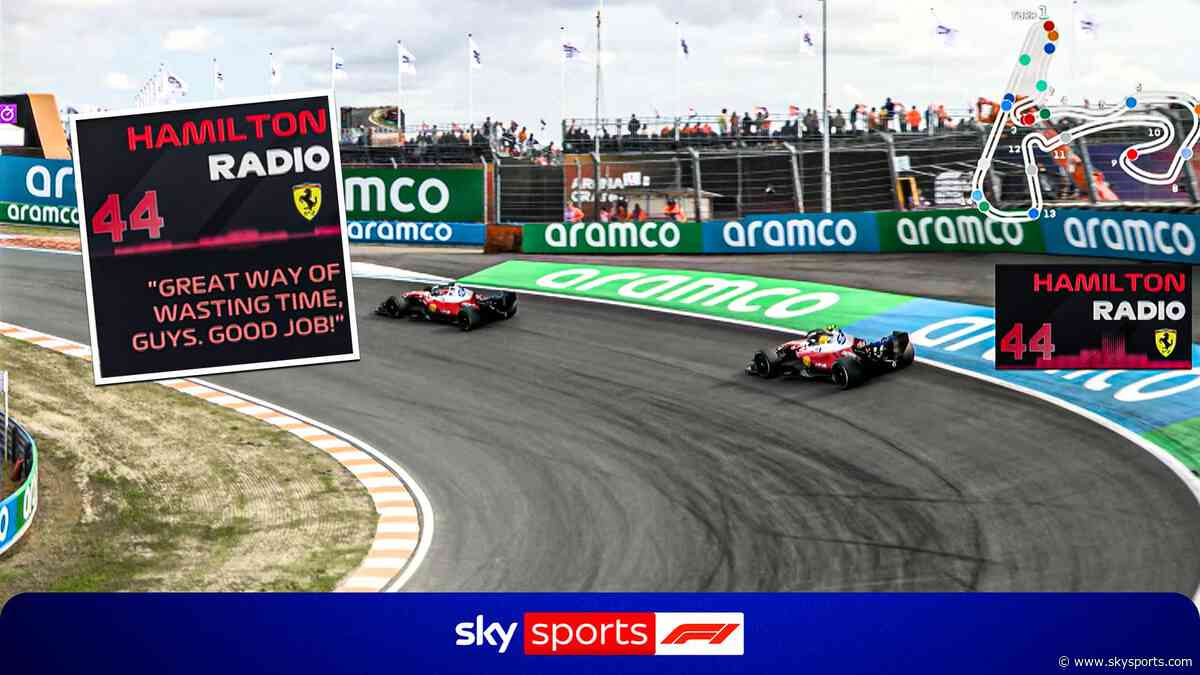 'Great way of wasting time!' | Hamilton frustrated by Ferrari team orders