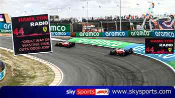 'Great way of wasting time!' | Hamilton frustrated by Ferrari team orders