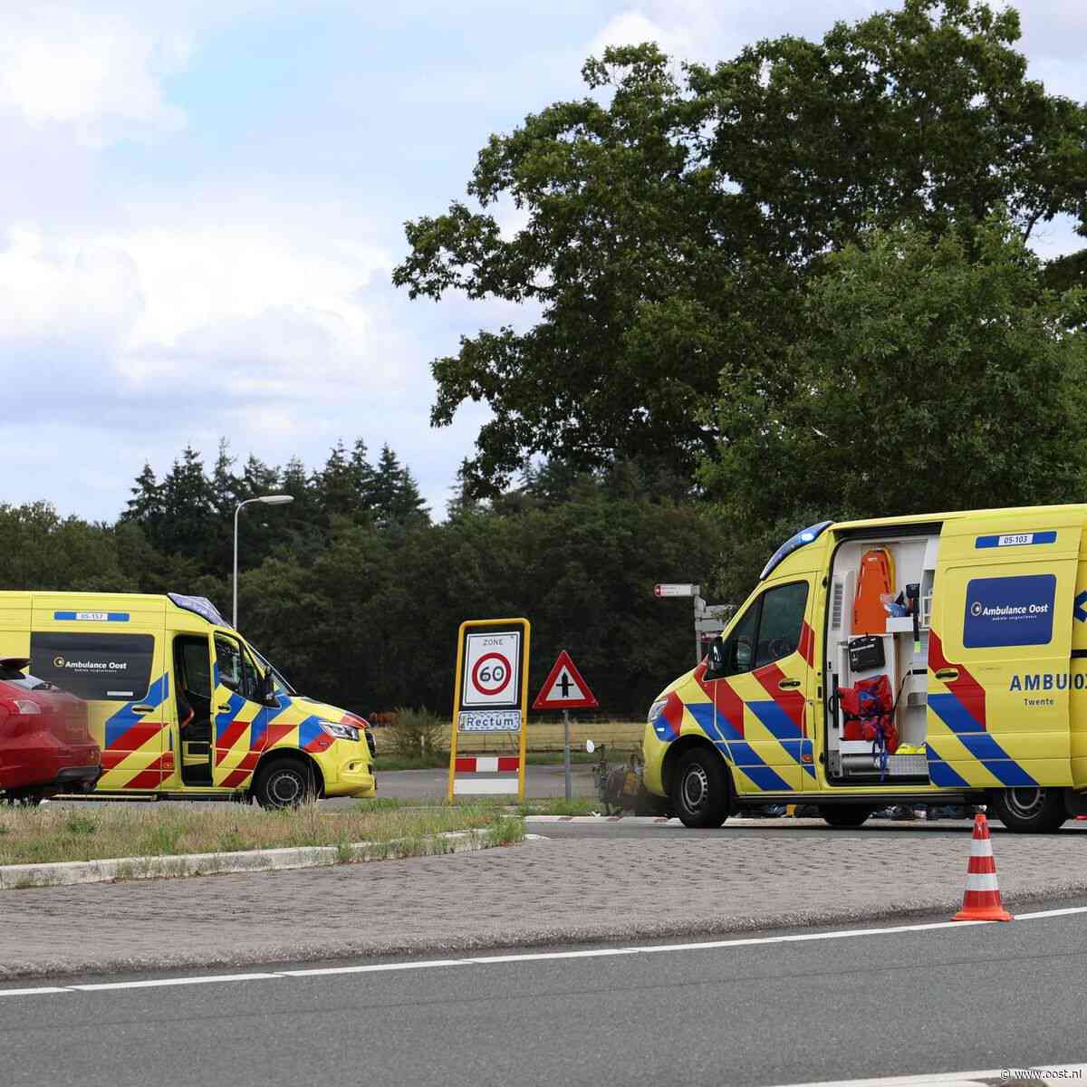 Motorrijder zwaargewond bij ongeluk in Wierden