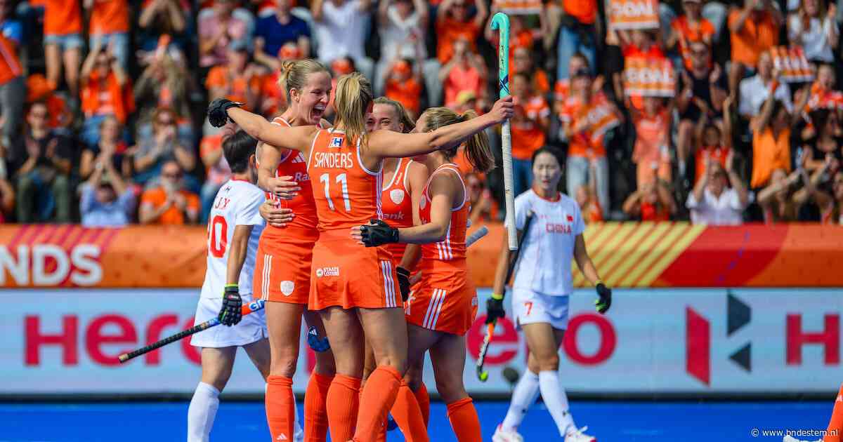 LIVE WK hockey | Hockeysters blijven maar scoren, ruime voorsprong halverwege tegen China