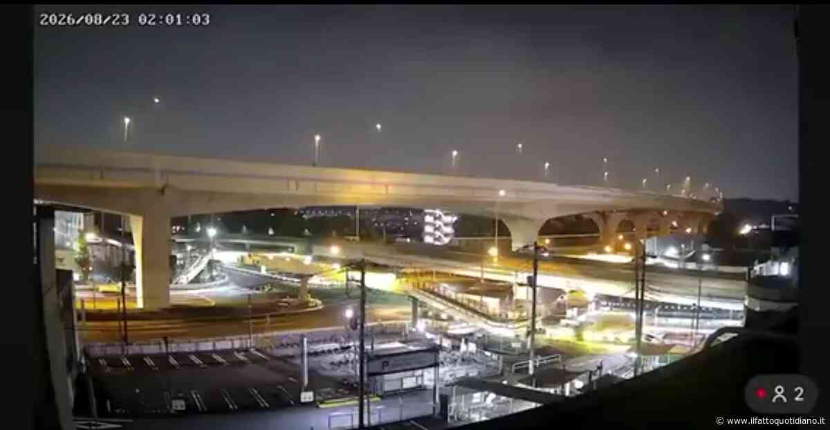 Terremoto di magnitudo 5.9 in Giappone, il video della scossa che fa oscillare un ponte