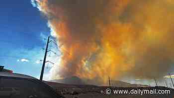 Patients at Nevada hospital forced to EVACUATE as devastating Hawk fire rapidly rips through the Silver State