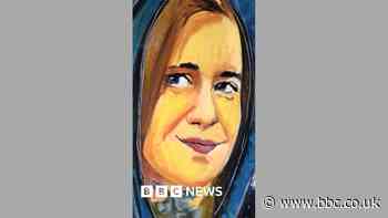 50-metre long painting captures Ukraine war response - video
