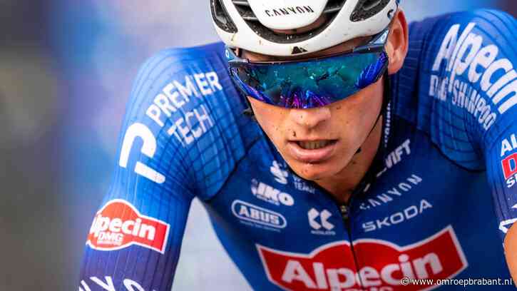 Mathieu van der Poel nipt tweede bij wereldbeker mountainbiken