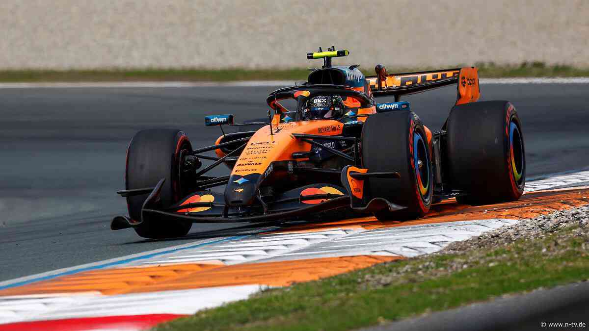 Verstappen nach Crash raus : Weltmeister Norris rast zum Sieg bei Zandvoort-Abschied