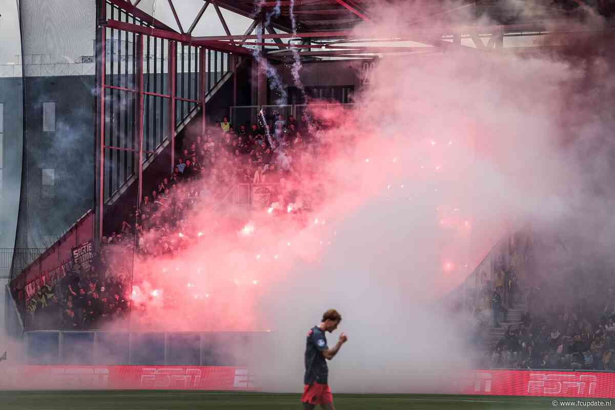 Feyenoord-fans zorgen met bizarre actie voor onderbreking bij Cambuur