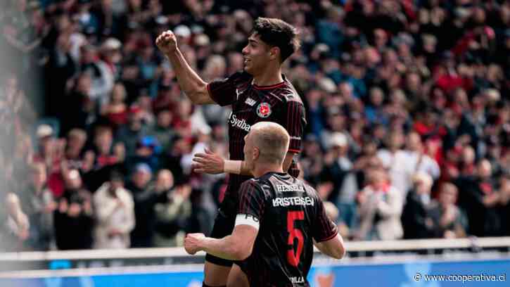 [VIDEO] Darío Osorio brilló con un golazo que decretó el triunfo de Midtjylland