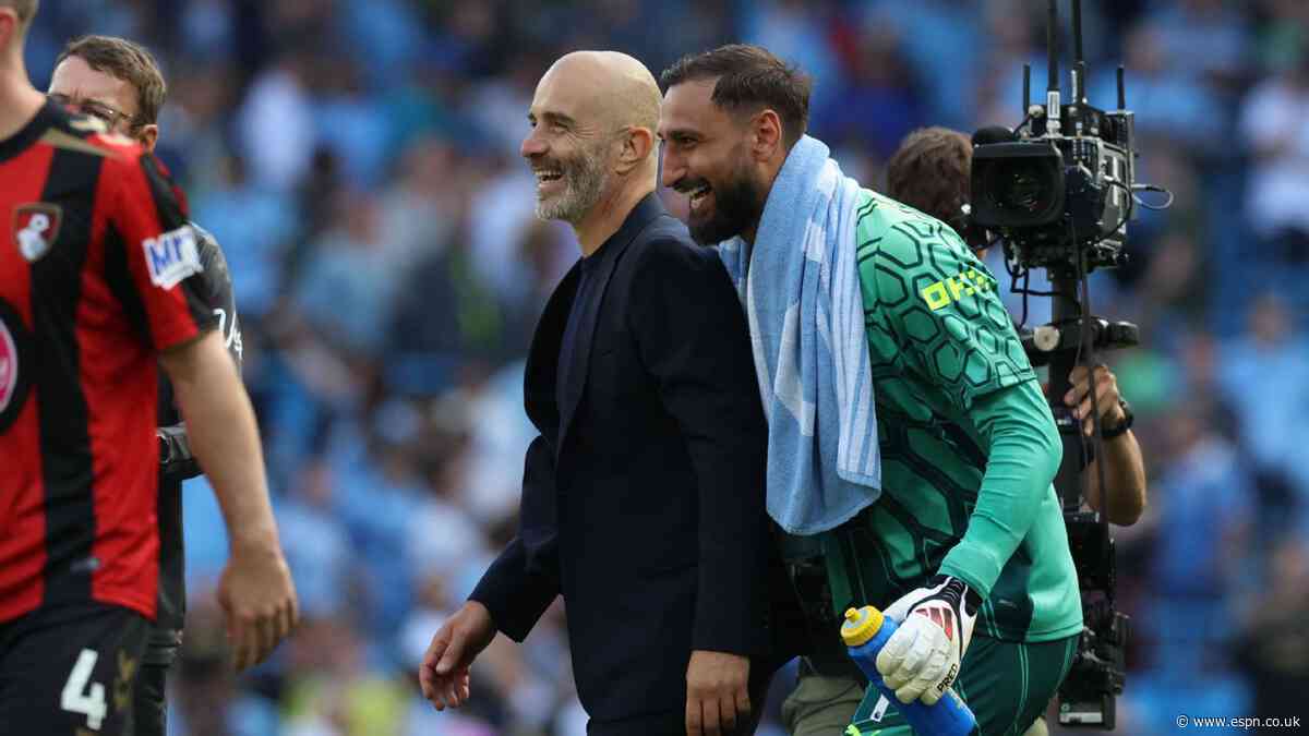 Two late goals save Man City blushes in PL opener