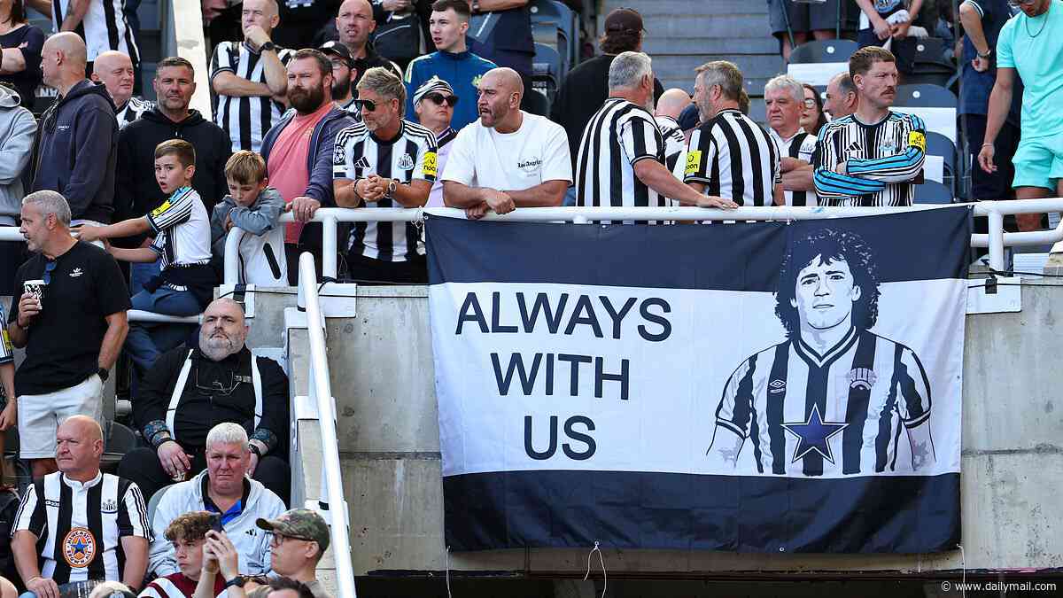 Newcastle and Liverpool pay tribute to Kevin Keegan in emotional scenes at St James' Park following football legend's death aged 75