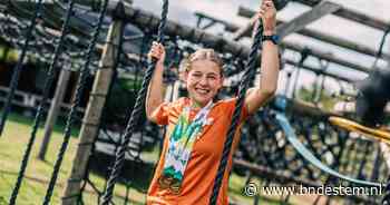 Drie gouden medailles voor Yara (18) uit Etten-Leur op WK obstacle racing in Ierland, ondanks enkelblessure: ‘Ik wil altijd winnen’