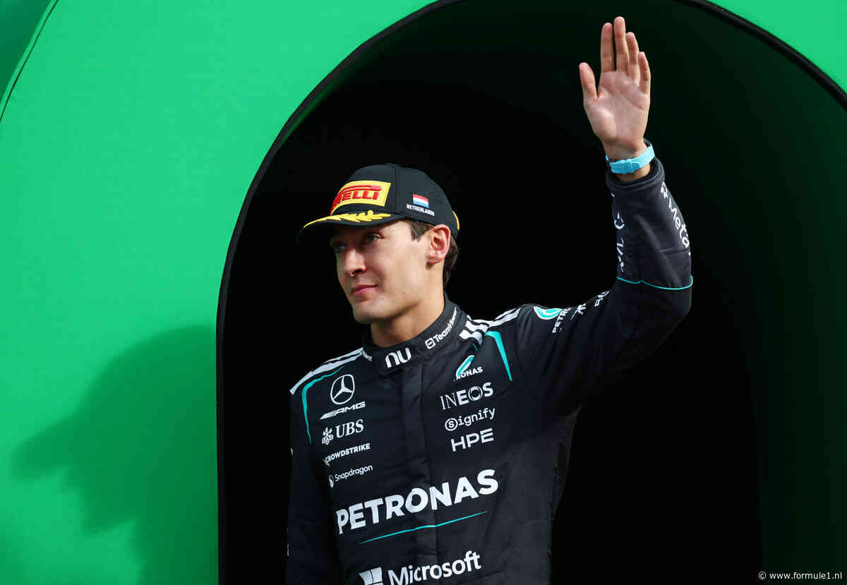 George Russell berust in derde plaats na teamorder: ‘Kimi Antonelli had me toch wel ingehaald’