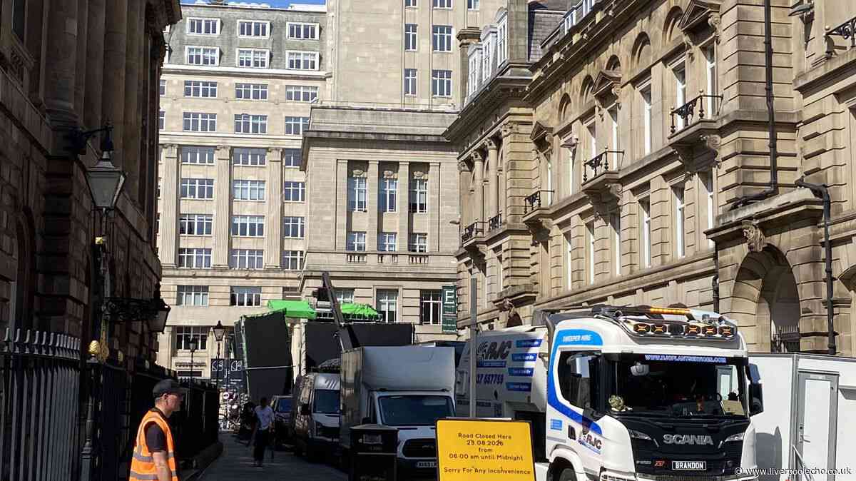 Film crews and road closures in Liverpool city centre for new BBC adaption