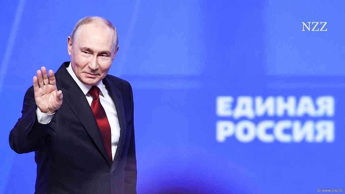 Putin beschwört vor den Wahlen Russlands Geschlossenheit im Krieg