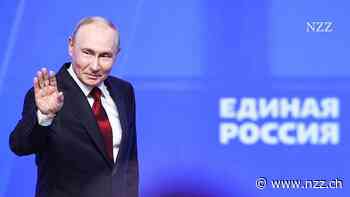 Putin beschwört vor den Wahlen Russlands Geschlossenheit im Krieg