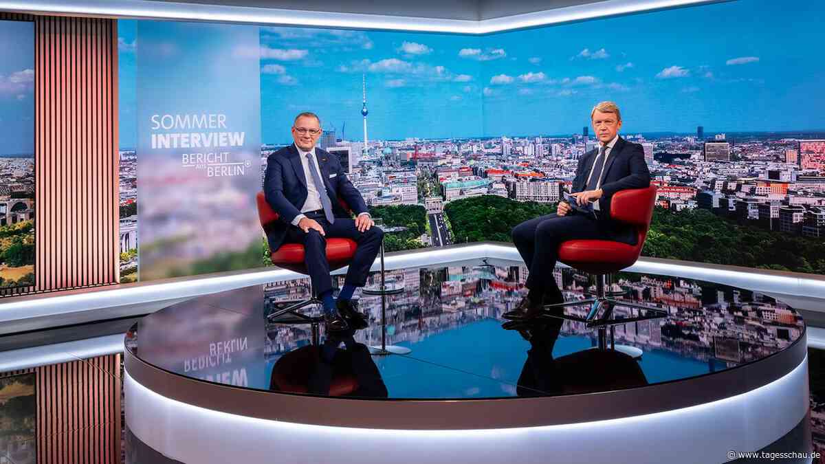 Das ARD-Sommerinterview mit AfD-Chef Chrupalla im Faktencheck