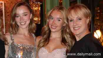 Phoebe Dynevor celebrates lavish London hen do with Corrie star mum Sally at £1,500-per-night hotel ahead of marrying fiancé Cameron Fuller
