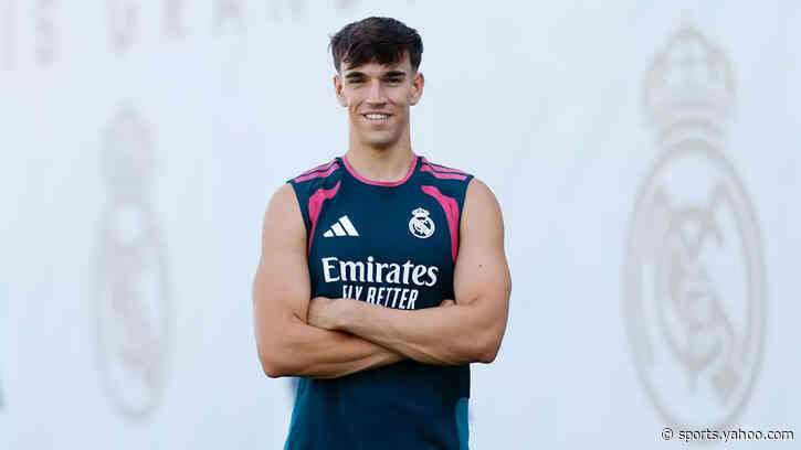 Carlos Espi talks debut, first goal, training, Bernabeu after official presentation: ‘I’ll give everything I have for this club’