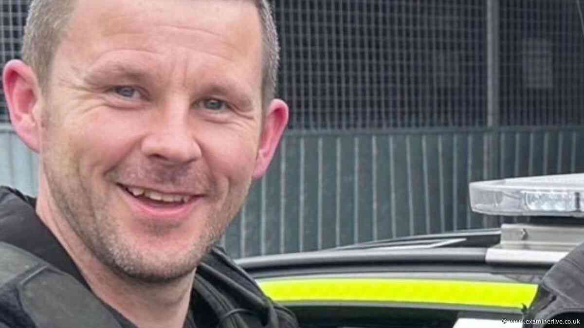 Police officer killed in A66 'wrong-way' crash pictured as family pays tribute to 'our hero'