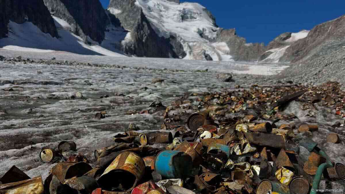 Der Gletscher vergisst nicht: Rekord-Schmelze legt Alpinisten-Müllhalde in den Hochalpen frei