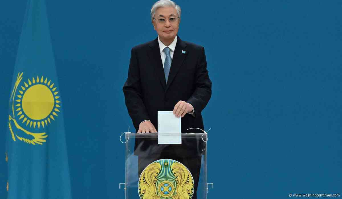 Kazakhstan votes in a parliamentary election expected to strengthen president's grip on power