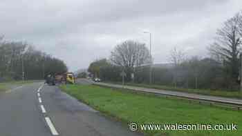 A48 closed near Pyle after vehicle fire - live updates