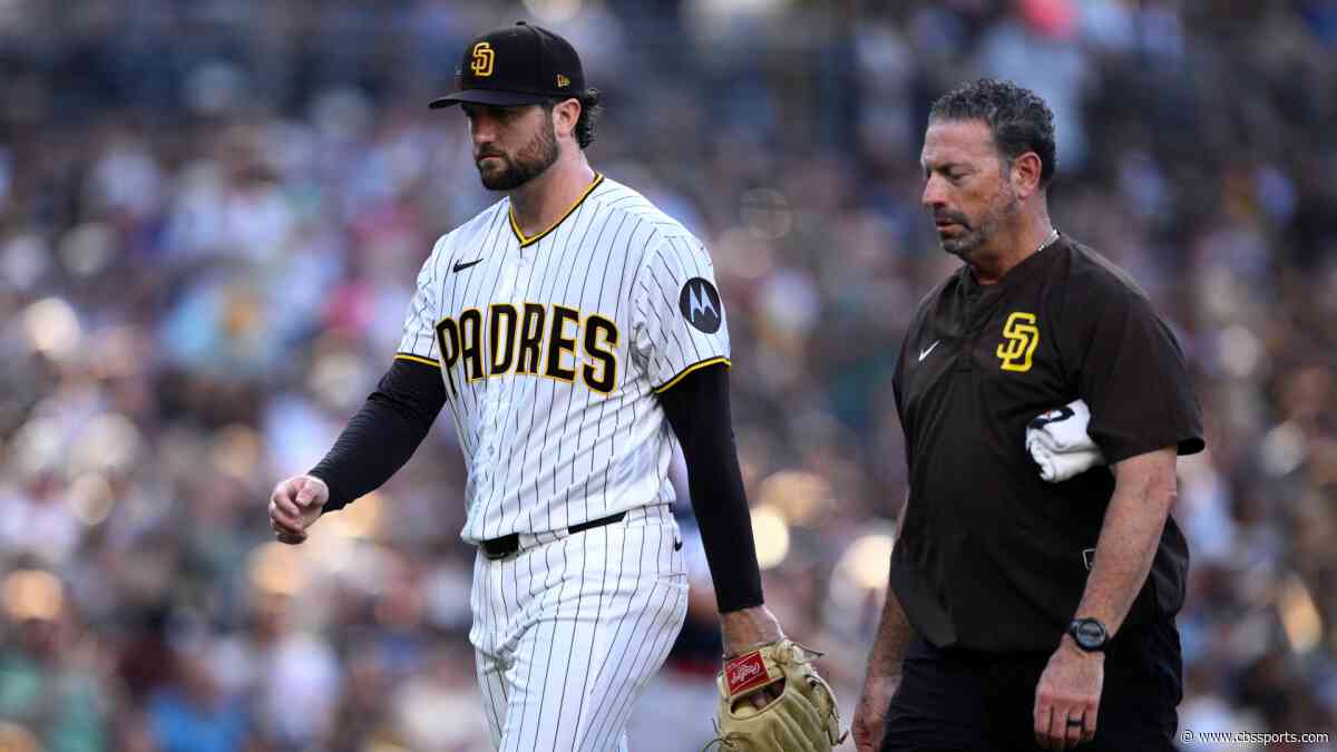 Padres' Casey Mize exits with ankle sprain after slipping down dugout steps in just fourth start since trade