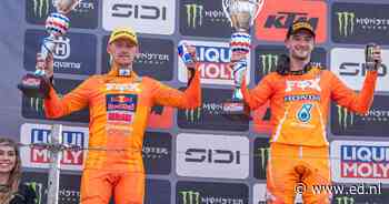 Kay de Wolf maakt de dag van WK-leider Jeffrey Herlings ‘zwaar’: ‘Het ging af en toe hard tegen hard’